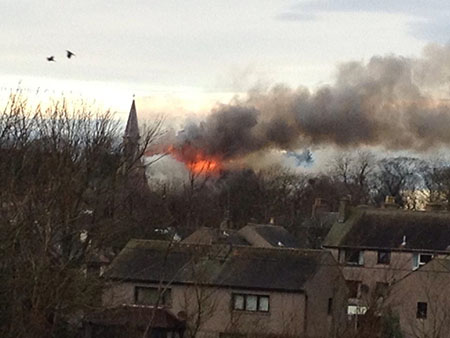 West church destroyed by fire