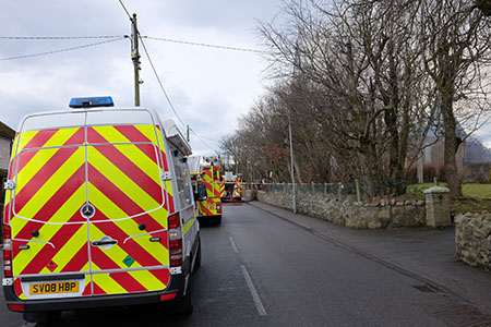 West Church destroyed by Fire