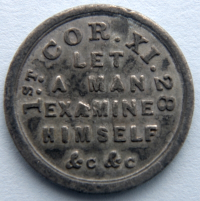 1842 Cruden Communion Token